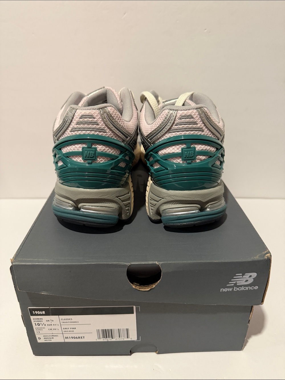 New Balance 1906R ‘Granite Metallic Pink' Sz: 10.5 (M1906RET) - Picture 3 of 5
